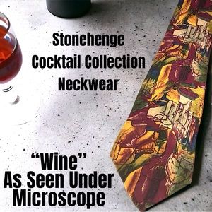 Limited Edition Tie Cocktail Collection “Wine” As Seen Under A Microscope